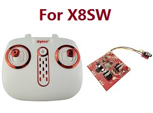 Syma X8SW X8SC X8SW-D RC quadcopter spare parts todayrc toys listing transmitter + PCB board (For X8SW)