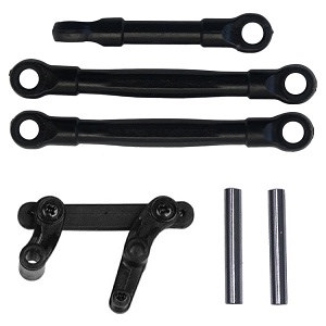 XLH Xinlehong Toys 9130 9135 9136 9137 9138 RC Car vehicle spare parts steering arm connect rod and meta bar set - Click Image to Close