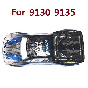 XLH Xinlehong Toys 9130 9135 9136 9137 9138 RC Car vehicle spare parts car shell Blue 35-sj02 (For 9130 9135)