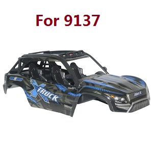 XLH Xinlehong Toys 9130 9135 9136 9137 9138 RC Car vehicle spare parts car shell Blue 37-sj06 (For 9137)