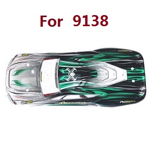 XLH Xinlehong Toys 9130 9135 9136 9137 9138 RC Car vehicle spare parts car shell Green (For 9138)