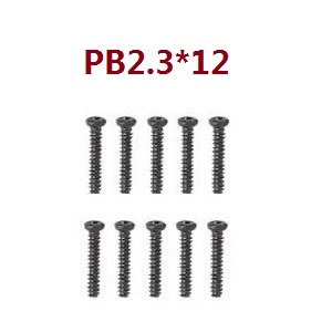 XLH Xinlehong Toys 9130 9135 9136 9137 9138 RC Car vehicle spare parts screws set PB2.3*12 30-LS02 - Click Image to Close