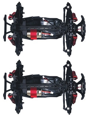 XLH Xinlehong Toys 9130 9135 9136 9137 9138 RC Car vehicle spare parts car frame body with main motor assembly 2pcs