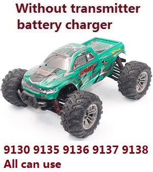 XLH Xinlehong Toys 9130 9135 9136 9137 9138 RC Car without transmitter,battery,charger,etc. 9130 Green