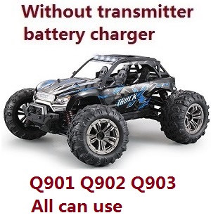 XLH Xinlehong Toys Q901 Q902 Q903 RC car without transmitter,battery,charger,etc. Black Blue - Click Image to Close