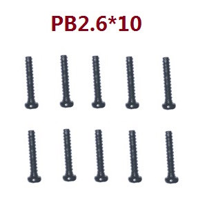 XLH Xinlehong Toys Q901 Q902 Q903 RC Car vehicle spare parts screws set PB2.6*10 25-LS01 - Click Image to Close