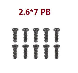 XLH Xinlehong Toys Q901 Q902 Q903 RC Car vehicle spare parts screws set PB2.6*7 15-LS09