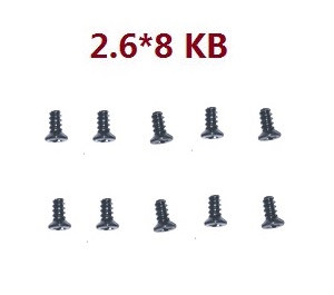 XLH Xinlehong Toys Q901 Q902 Q903 RC Car vehicle spare parts screws set KB2.6*8 35-LS04