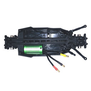 XLH Xinlehong Toys Q901 Q902 Q903 RC Car vehicle spare parts bottom board + wave box cover + differential mechanism + brushless motor + steering connect bar module