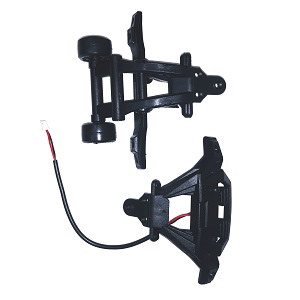XLH Xinlehong Toys Q901 Q902 Q903 RC Car vehicle spare parts rear head up wheel and bumper with LED + front bumper