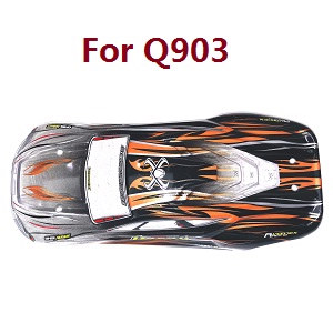 XLH Xinlehong Toys Q901 Q902 Q903 RC Car vehicle spare parts car shell 38-SJ02 Orange (For Q903)