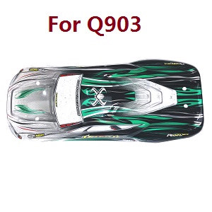XLH Xinlehong Toys Q901 Q902 Q903 RC Car vehicle spare parts car shell 38-SJ01 Green (For Q903)