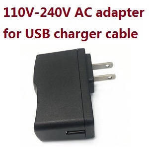 XLH Xinlehong Toys Q901 Q902 Q903 RC Car vehicle spare parts 110V-240V AC Adapter for USB charging cable