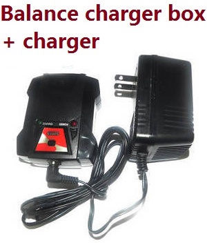 XLH Xinlehong Toys Q901 Q902 Q903 RC Car vehicle spare parts charger and balance charger box - Click Image to Close