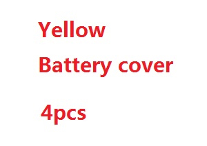Wltoys XK A300 Beech D17S G-BRVE RC Airplanes Aircraft spare parts batery cover Yellow 4pcs