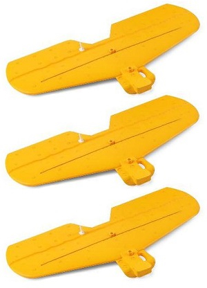 Wltoys XK A300 Beech D17S G-BRVE RC Airplanes Aircraft spare parts tail horizontal wing Yellow 3pcs