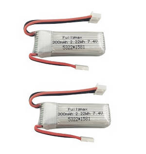 XK A430 RC Airplane Drone spare parts todayrc toys listing 7.4V 300mAh battery 2pcs