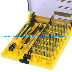 XK K100 RC helicopter spare parts todayrc toys listing 45-in-one A set of boutique screwdriver