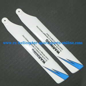 XK K100 RC helicopter spare parts todayrc toys listing main blades propellers (White-Blue)