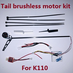 Wltoys WL XK K110 K110S RC helicopter spare parts todayrc toys listing upgrade tail brushless motor kit
