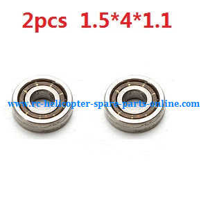 XK K124 RC helicopter spare parts todayrc toys listing bearing 1.5*4*1.1mm 2pcs