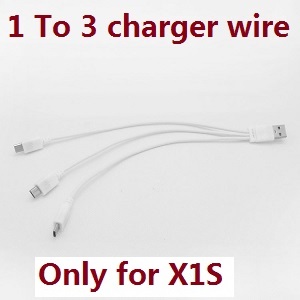 Wltoys XK X1S RC Quadcopter spare parts todayrc toys listing USB charger 1 to 3 wire (Only for X1S)