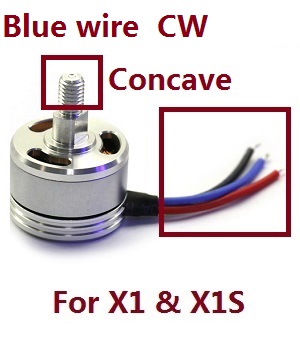 Wltoys XK X1 X1S droneRC Quadcopter spare parts todayrc toys listing brushless motor Blue wre (CW)