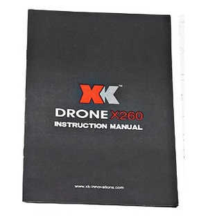 XK X260 X260-1 X260-2 quadcopter spare parts todayrc toys listing English manual book