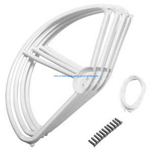 XK X350 quadcopter spare parts todayrc toys listing outer protection frame set (White)
