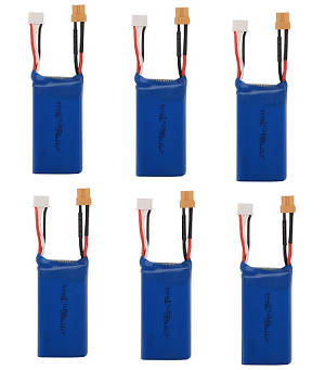 Wltoys XK X450 RC Airplanes Helicopter spare parts todayrc toys listing 11.1V 1000mAh battery 6pcs
