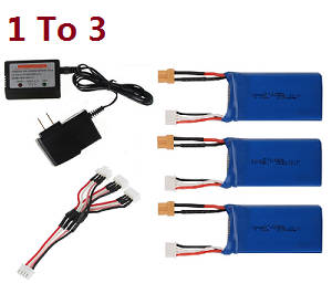 Wltoys XK X450 RC Airplanes Helicopter spare parts todayrc toys listing 1 to 3 charger set + 3*11.1V 1000mAh battery set