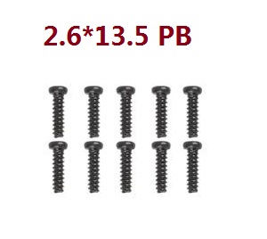 Xinlehong Toys 9125 XLH 9125 RC Car vehicle spare parts screws set 2.6*13.5pbho 25-ls02