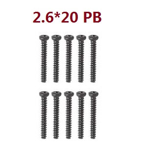 Xinlehong Toys 9125 XLH 9125 RC Car vehicle spare parts screws set 2.6*20pbho 15-ls12 - Click Image to Close