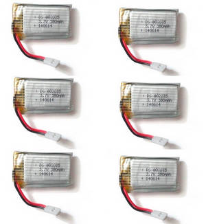 Attop toys YD-829 YD-829C RC quadcopter drone spare parts todayrc toys listing 3.7V 380mAh battery 6pcs