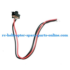 Attop toys Snow leopard YD-611 Black Fox YD-612 RC helicopter spare parts todayrc toys listing on/off switch wire