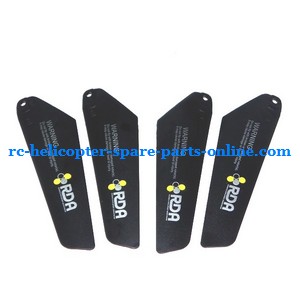 Attop toys YD-711 AT-99 RC helicopter spare parts todayrc toys listing main blades (2x upper + 2x lower)
