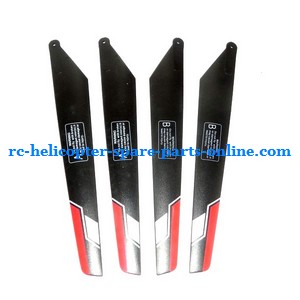 Attop toys YD-912 YD-812 RC helicopter spare parts todayrc toys listing main blades (2x upper + 2x lower)