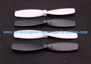 Yi Zhan X4 RC Quadcopter spare parts todayrc toys listing main blades (Black-White)