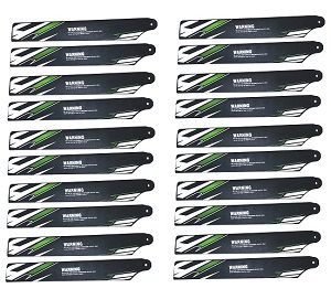 YXZNRC F120 Yu Xiang F120 RC Helicopter spare parts main blade set 20pcs