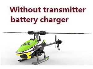 YXZNRC F120 Yu Xiang F120 RC Helicopter without transmitter battery charger.etc. Green BNF