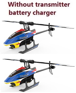 YXZNRC F120 Yu Xiang F120 RC Helicopter without transmitter battery charger.etc. Blue BNF 2pcs