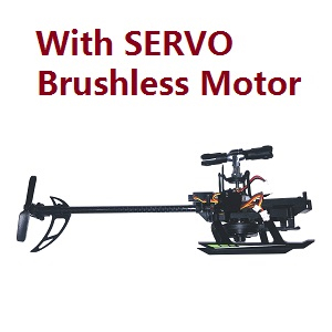 YXZNRC F120 Yu Xiang F120 RC Helicopter spare parts main body set with SERVO and brushless motor