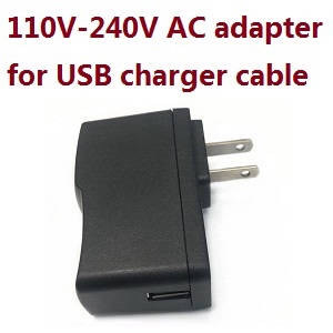 YXZNRC F120 Yu Xiang F120 RC Helicopter spare parts 110V-240V AC Adapter for USB charging cable