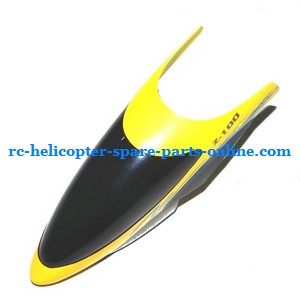 ZHENGRUN ZR Model Z100 RC helicopter spare parts todayrc toys listing head cover (Yellow)