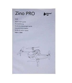 Hubsan H117S ZINO,ZINO-Y,ZINO Pro,ZINO Pro + Plus RC Drone Quadcopter spare parts todayrc toys listing English manual book (For ZINO Pro) - Click Image to Close