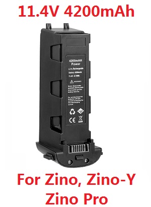 *** Today's deal *** Hubsan H117S ZINO,ZINO-Y,ZINO Pro,ZINO Pro + Plus RC Drone spare parts battery 11.4V 4200mAh Black (for ZINO, ZINO-Y, ZINO Pro)