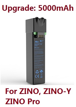 Hubsan H117S ZINO,ZINO-Y,ZINO Pro,ZINO Pro + Plus RC Drone Quadcopter spare parts todayrc toys listing upgrade battery 11.4V 5000mAh (for ZINO, ZINO-Y, ZINO Pro) - Click Image to Close