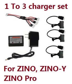 Hubsan H117S ZINO,ZINO-Y,ZINO Pro,ZINO Pro + Plus RC Drone Quadcopter spare parts todayrc toys listing 1 to 3 charger set