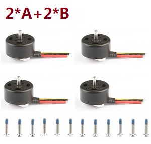 Hubsan H117S ZINO,ZINO-Y,ZINO Pro,ZINO Pro + Plus RC Drone Quadcopter spare parts todayrc toys listing brushless motor (B+A)*2