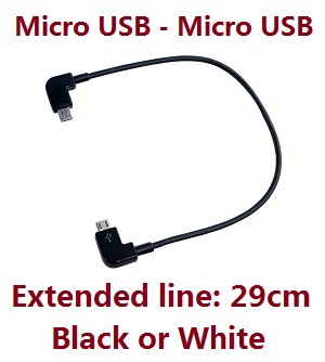 Hubsan H117S ZINO,ZINO-Y,ZINO Pro,ZINO Pro + Plus RC Drone Quadcopter spare parts todayrc toys listing 29cm extended line Micro USB plug